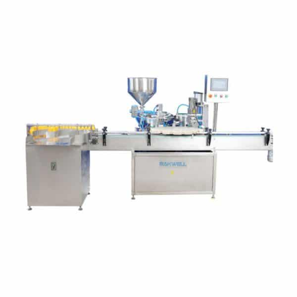 Automatic cosmetic shampoo filling machine
