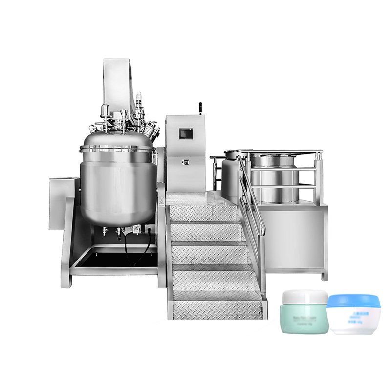 Vacuum Emulsifying Mixer for cream